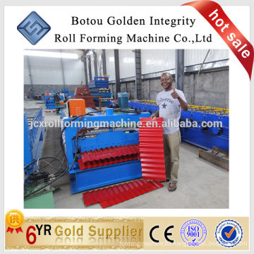 850 Metal Roofing Sheet Corrugating Iron Sheet Roll Forming Making Machine